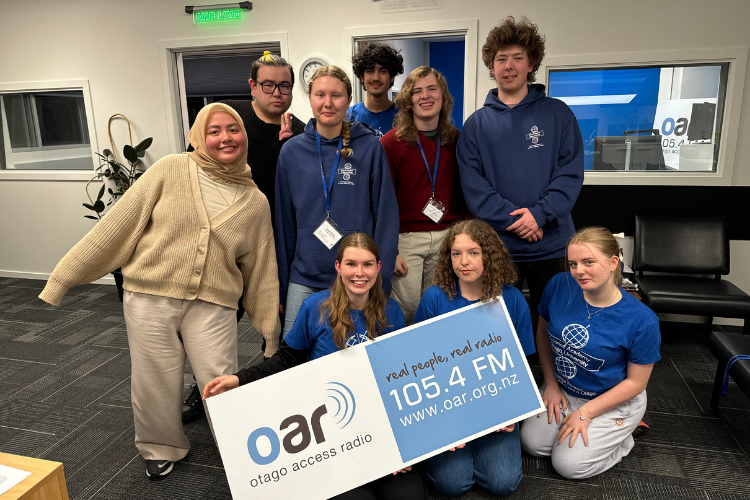 A group photo of Science Academy 2024 participants at OAR FM studios.