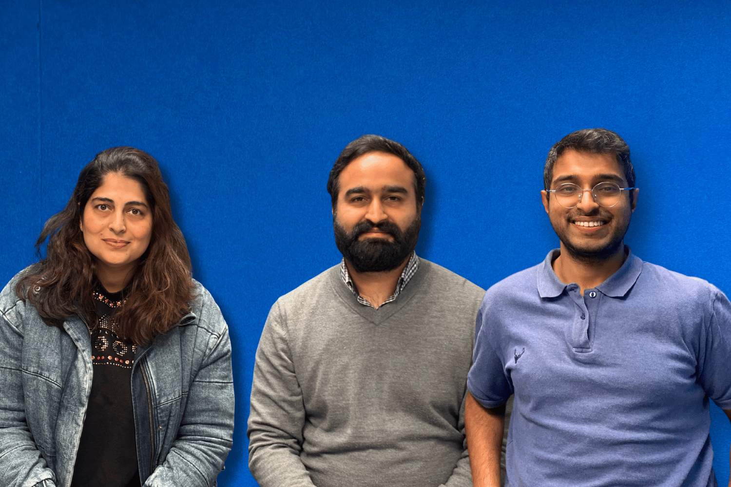 Hosts of Chit Chat with Pakistan - Anam, Ahmed and Zohaib.