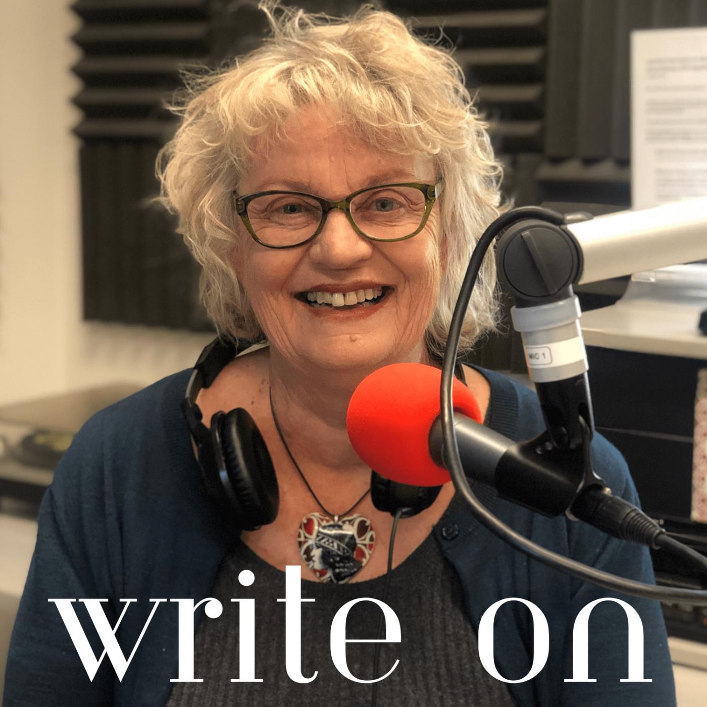 Write On Podcast Image featuring Beverly Martens