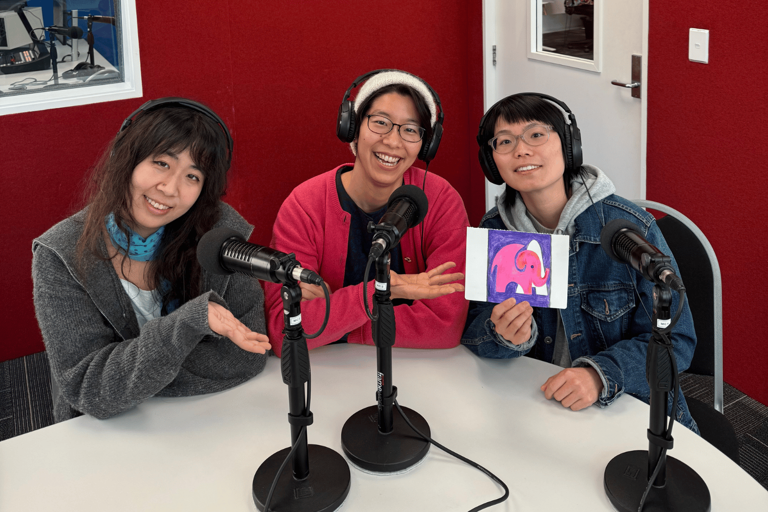 Bobby Wang, Yueke Li and Akari Yagishita from Asian Lesbians or Queers