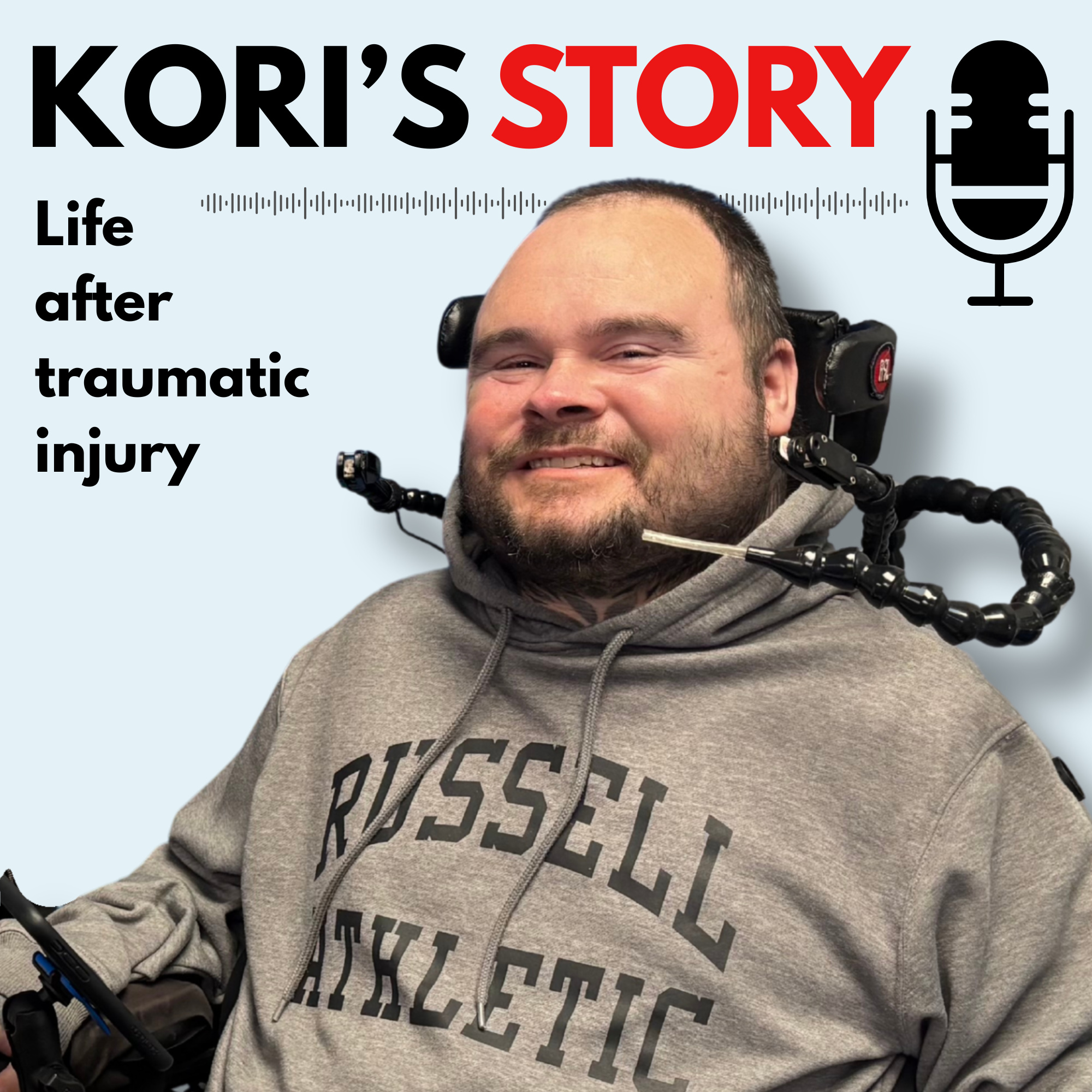 Kori's Story Podcast Image featuring a photo of Kori
