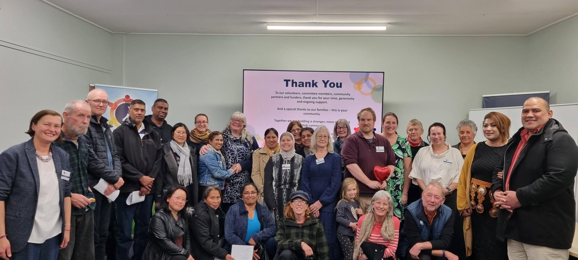A group photo with the Waitaki Multicultural Council members of 2026
