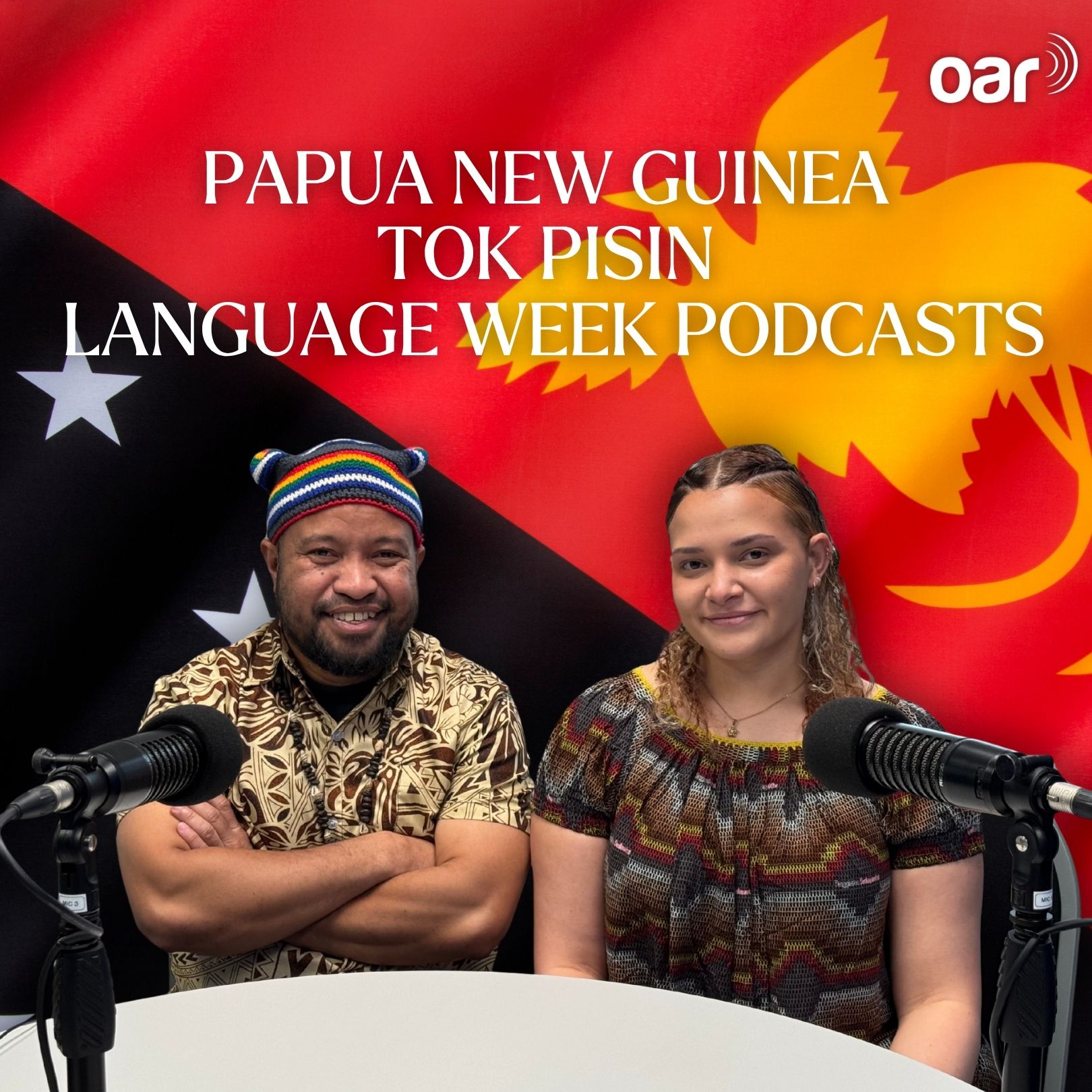 Papua New Guinea community members Nigani Willie and Ohela Hoffmeister
