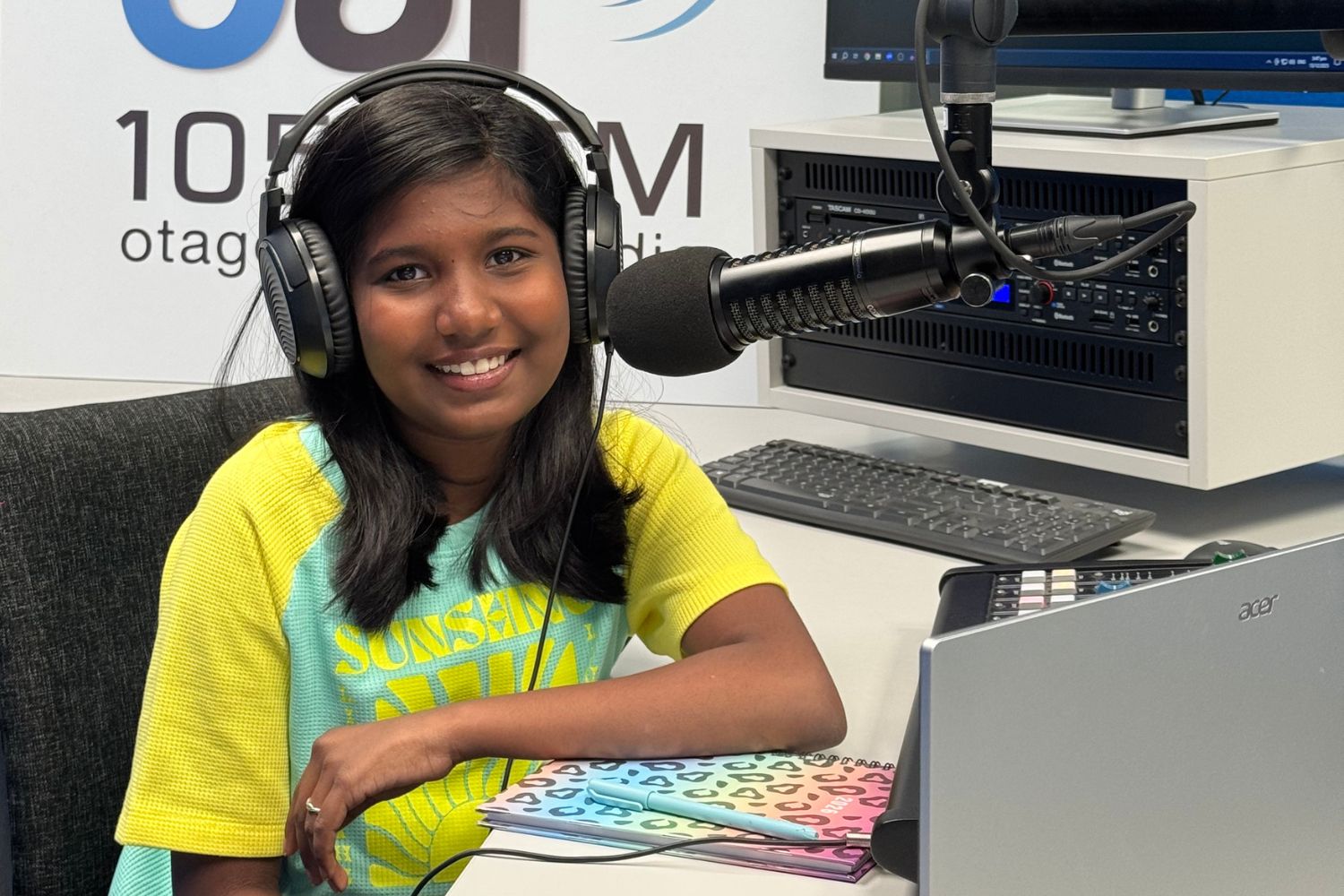 Yoga The Explorer in the recording Studio