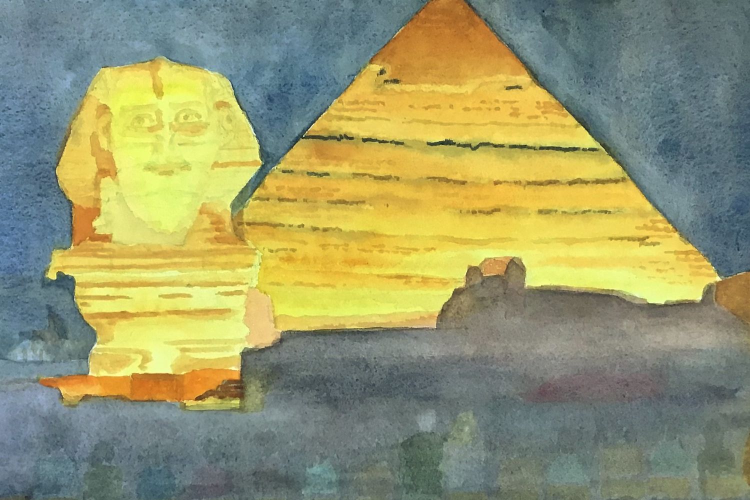 e23 the Great Pyramids of Giza, Egypt by Ron Esplin