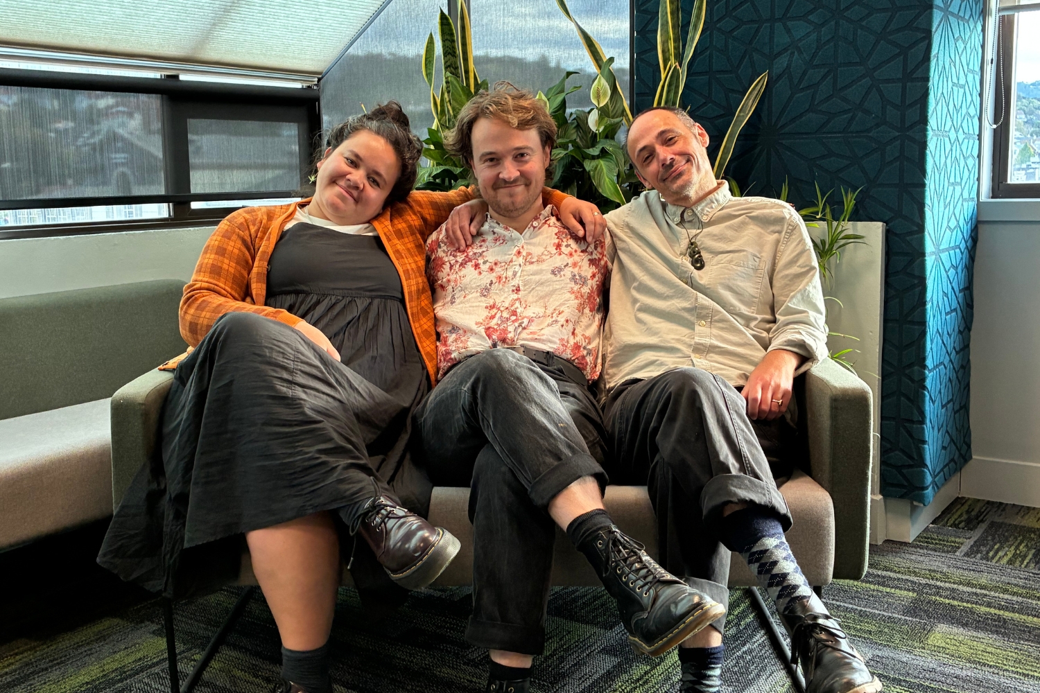 Ara Toi On Air Team Amie, Nick and Sean
