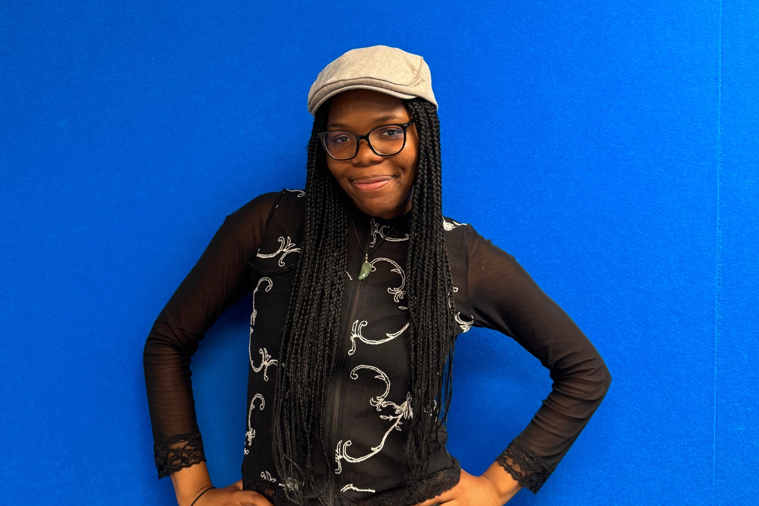 Art Lens podcast host Tunmise Adebowale at OAR FM Dunedin