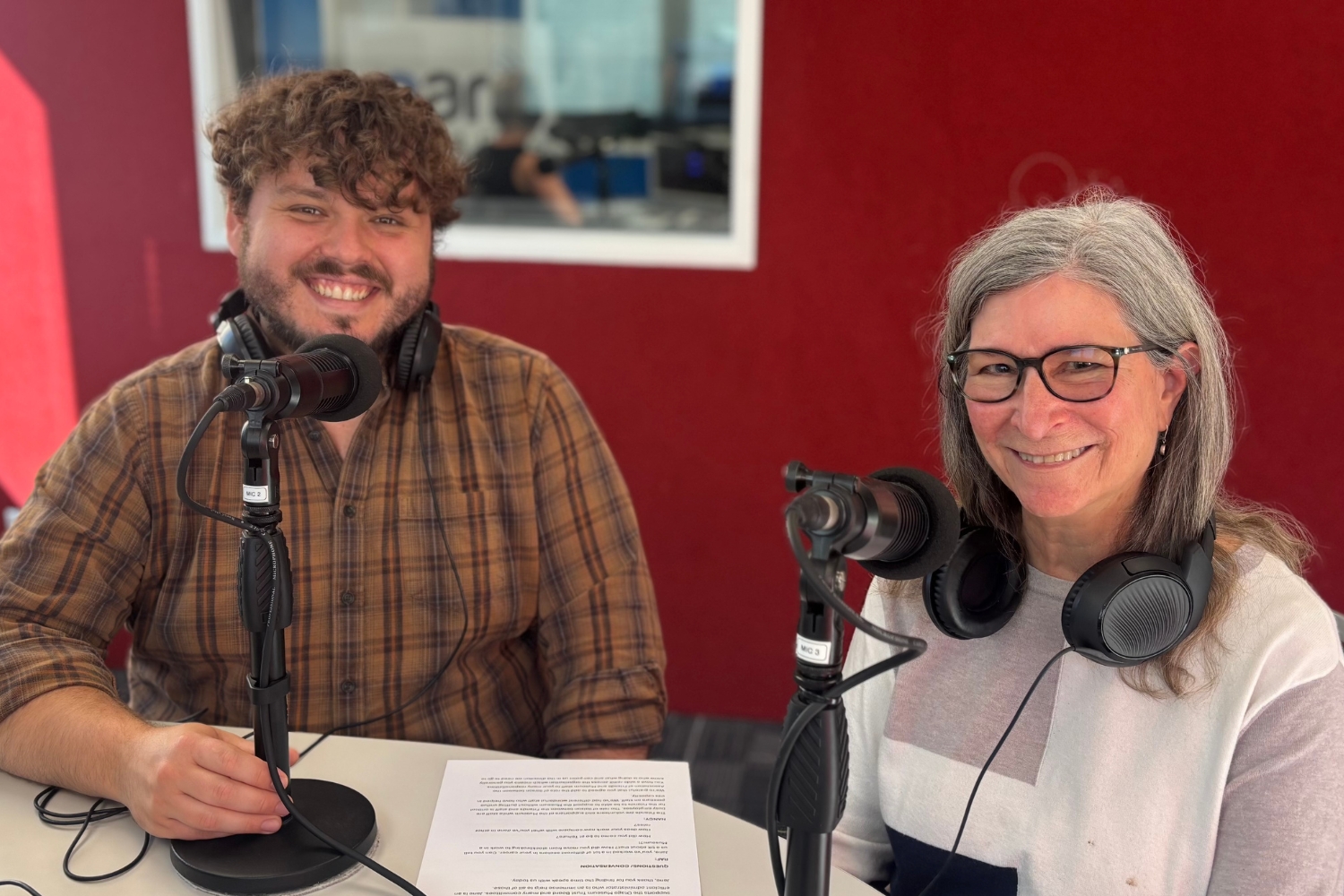 Friends Forever podcast hosts Raf and Nancy, OAR FM Dunedin